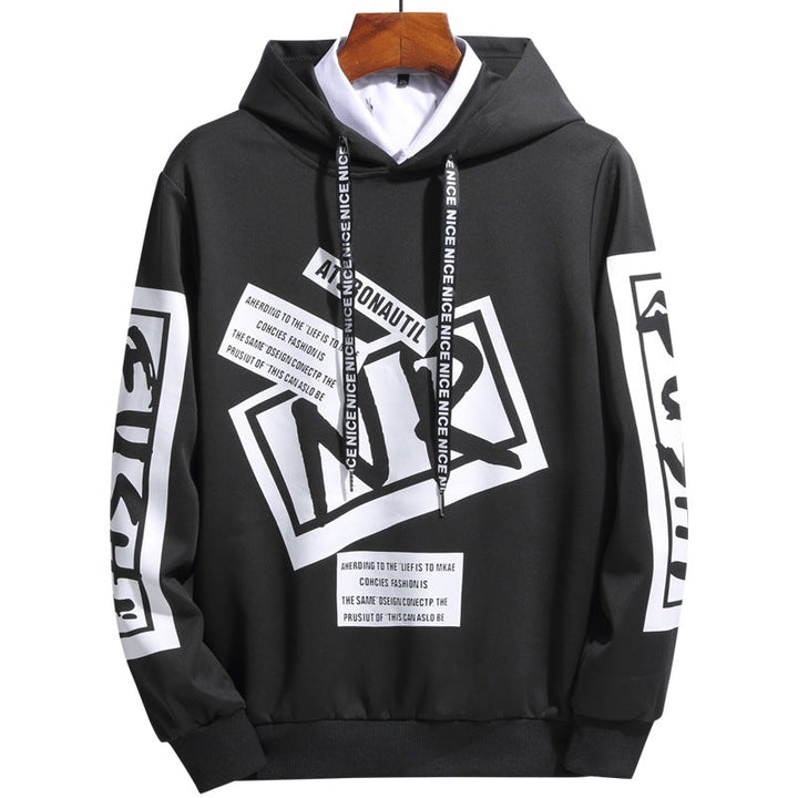 Męska Bluza z kapturem z Nowoczesny Print