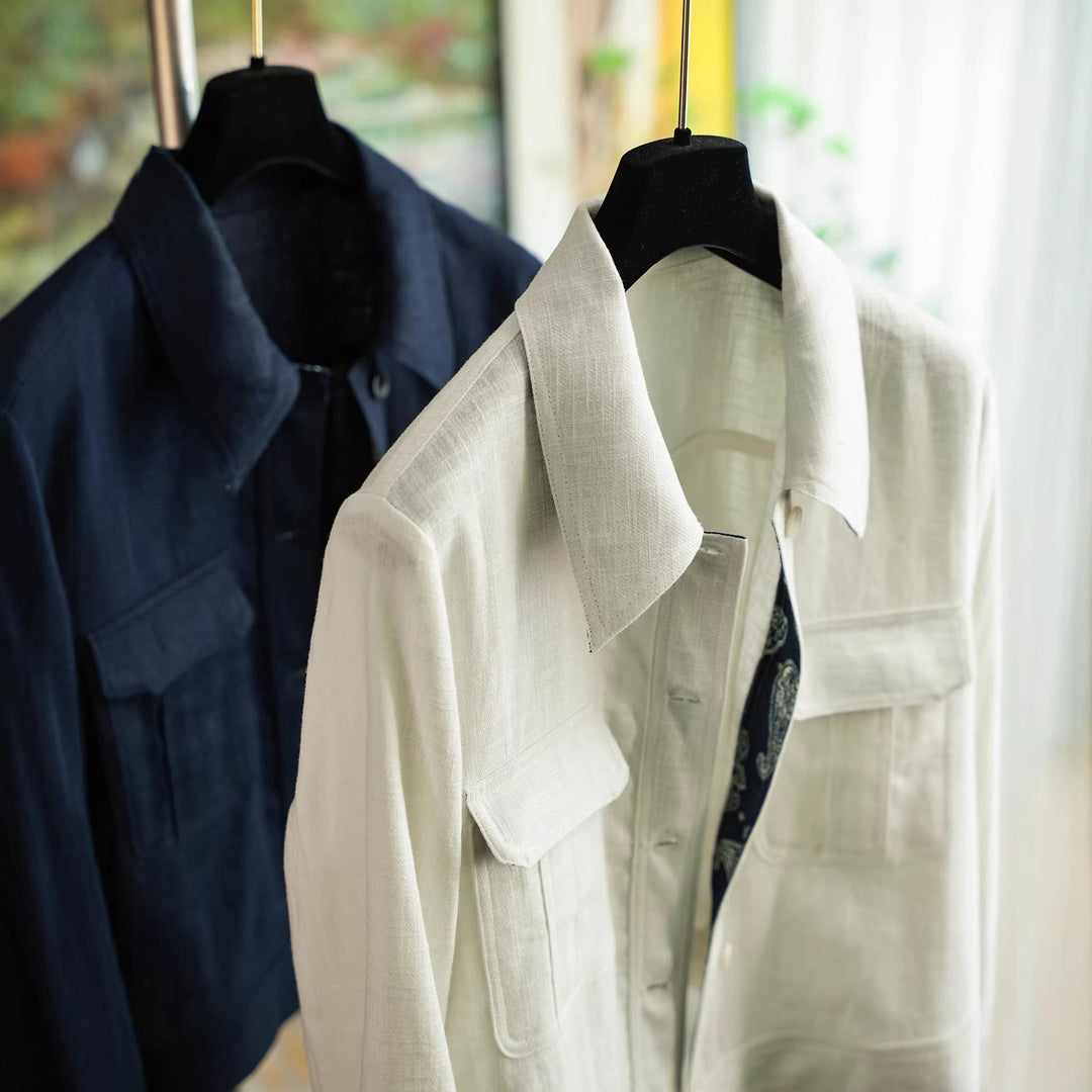 Damska Fashionable Cotton kurtka z Asymmetrical kołnierzem Lumaza