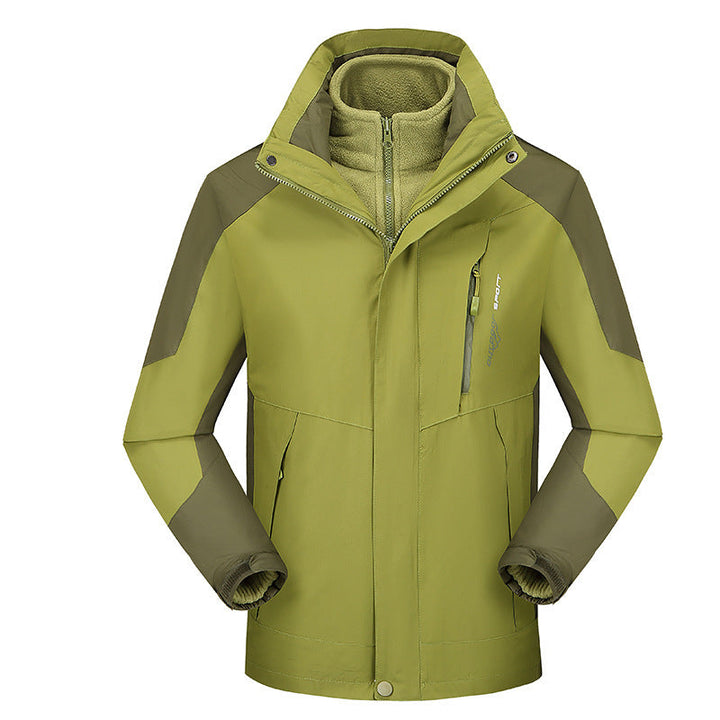 Damska versatile outdoor kurtka z removable polarowa inner kurtka i windproof softshellowa outer Lumaza