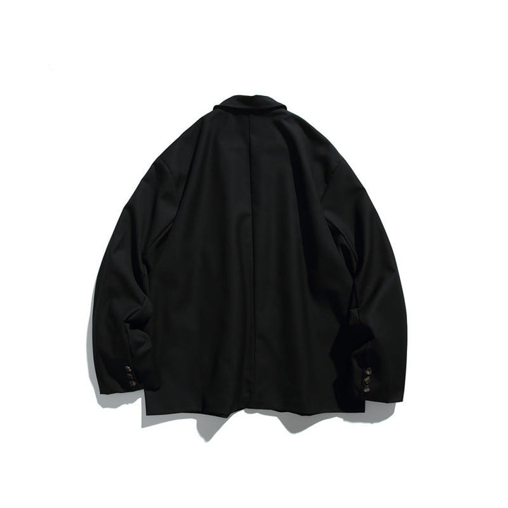 Męska oversize kurtka z drapwg twill z naszywanymi kieszeniami