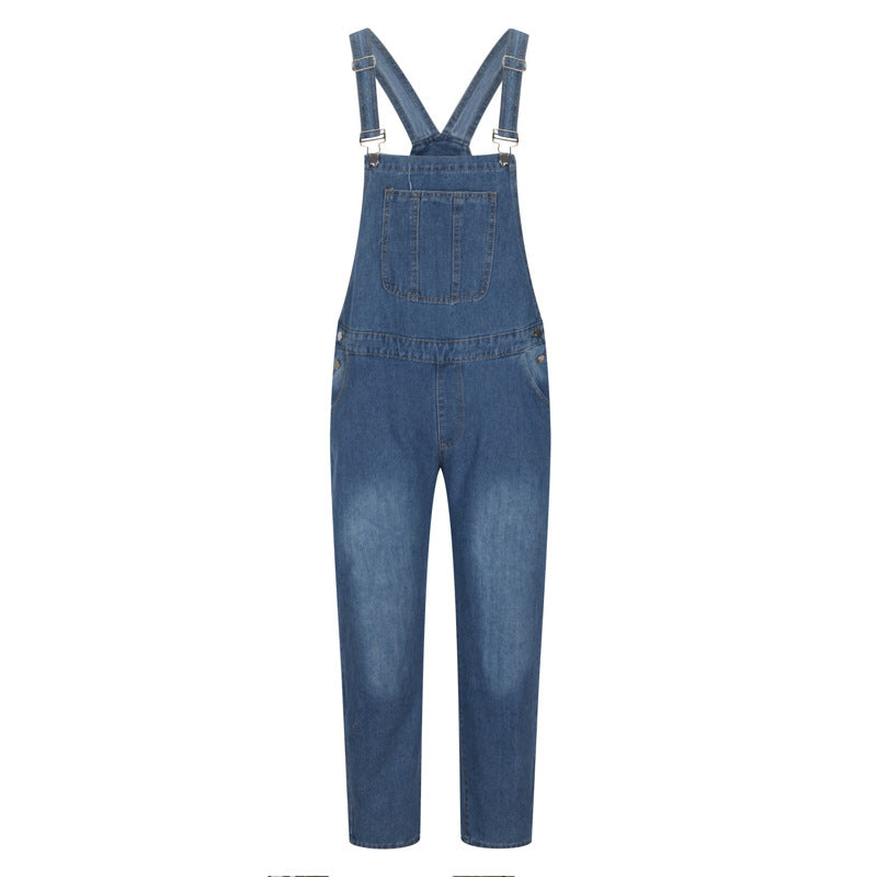 Męska overalls solidny z regulowany straps