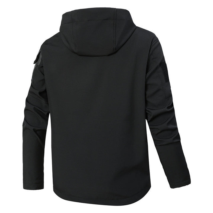 Męska softshell Tactical kurtka z fleece Lwwg, kapturem i Multifunctional kieszeniami
