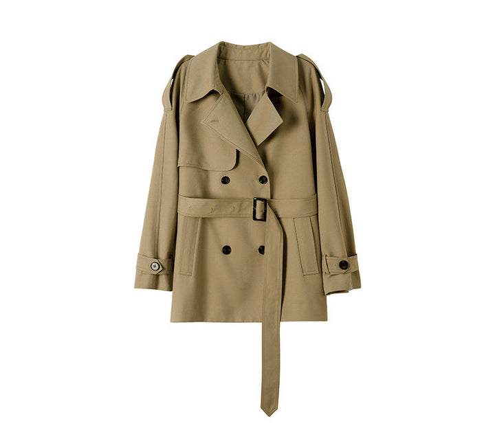 Damska Fashionable trencz z taliowana Cut Lumaza