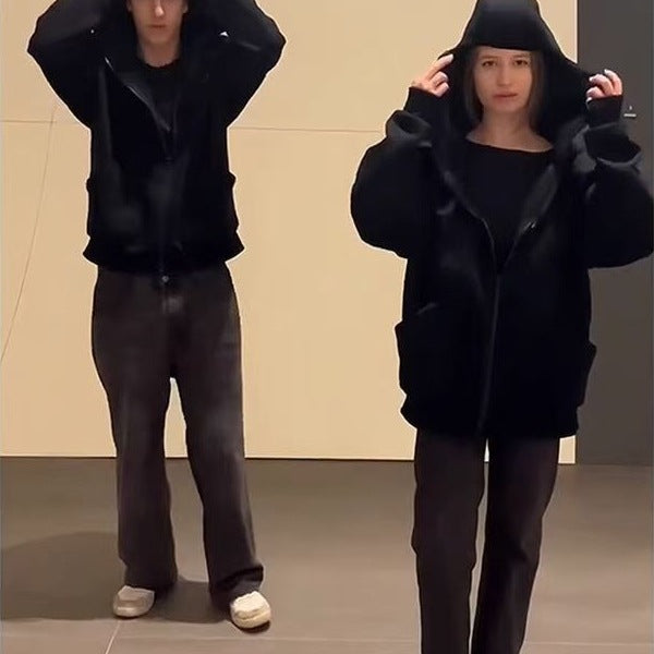 Męska Stylowy Kurtka z kapturem