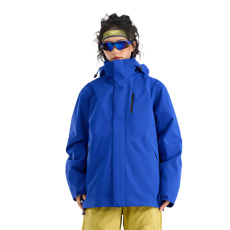 Damska lekka wodoodporna Parka bluza z kapturem kurtka z Sealed Seams i ściągaczem Lumaza