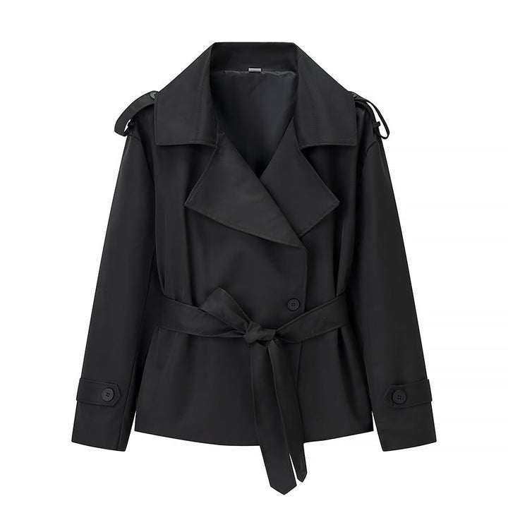 Płaszcz trencz damski lekka ciepła regulowana