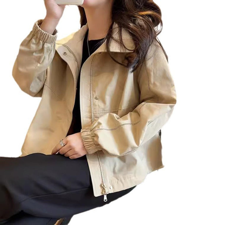 Damska Fashionable Transitional kurtka z Practical kieszeniami Lumaza