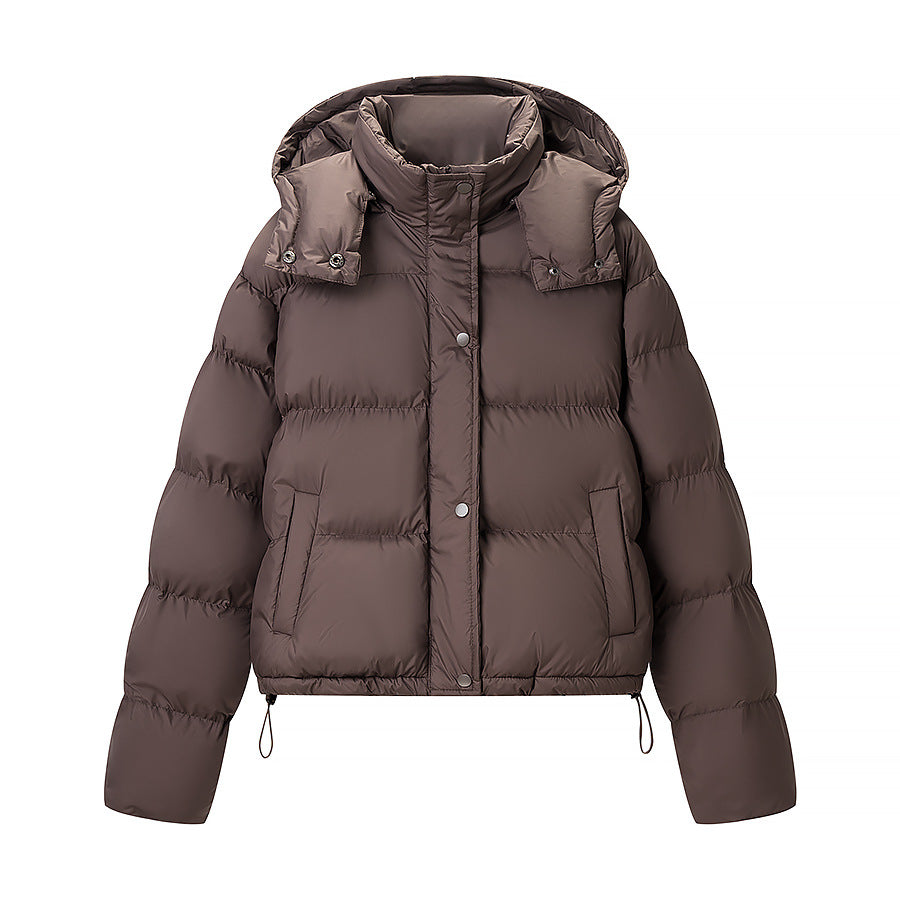 Damska ocieplana Down-Look pikowana kurtka z Removable Hood Lumaza