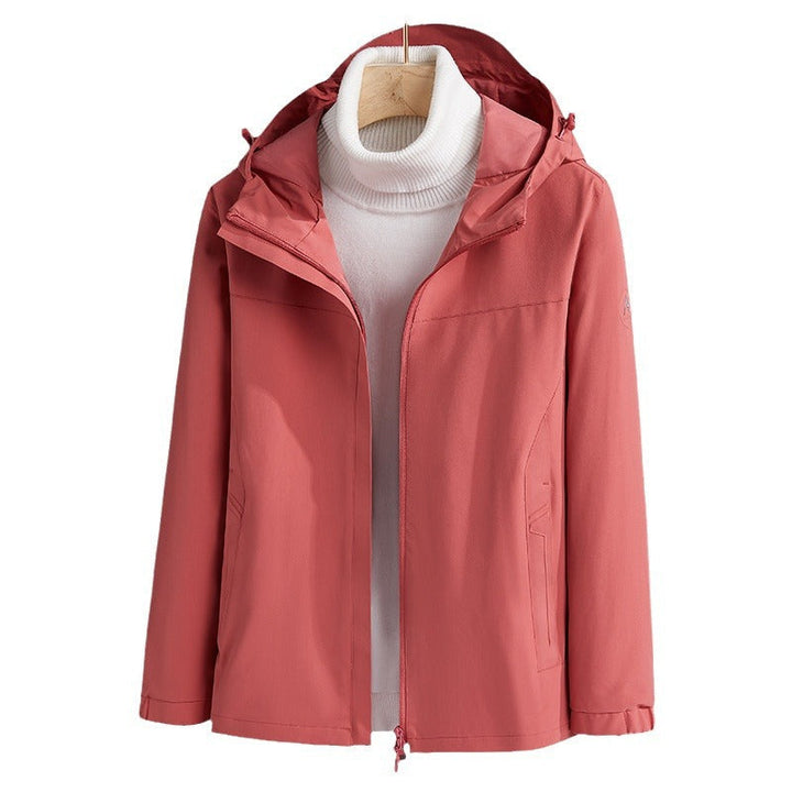 Męski Lekki Technical Kurtka softshell z Regulowany Kaptur i Minimalist Athletic Krój