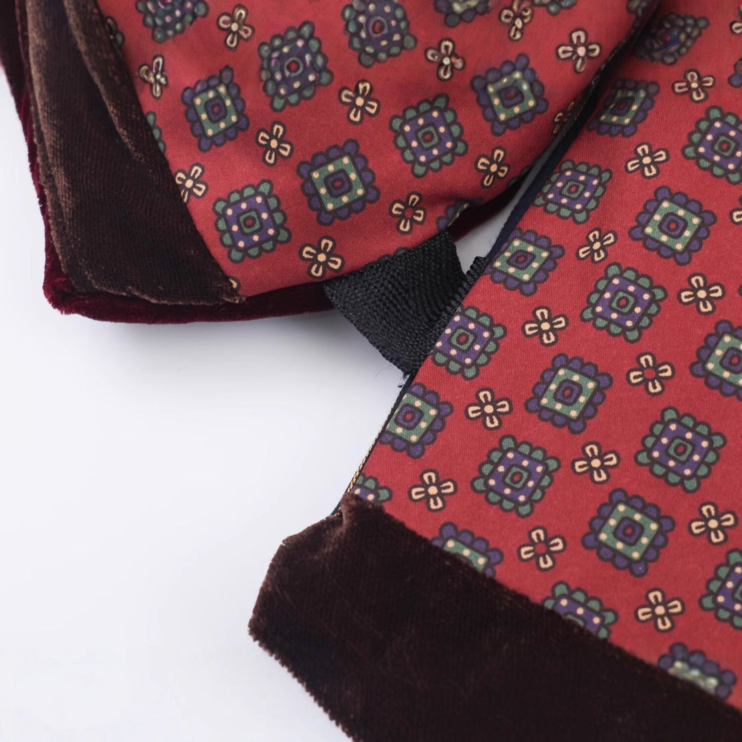 Damska Pikowana Patchwork Kamizelka z Voluminous Kołnierz szalowy