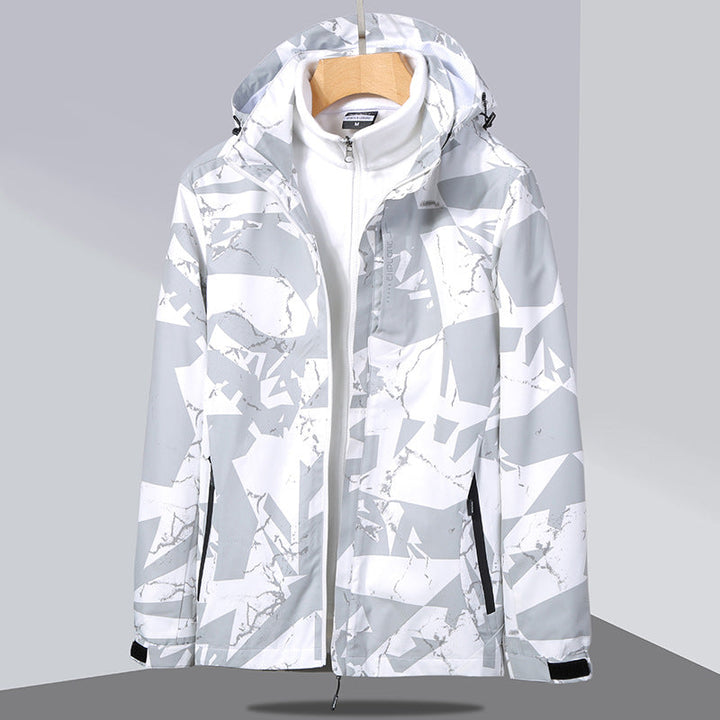 Damska two-layer softshellowa kurtka z removable polarowa inner kurtka i hood Lumaza