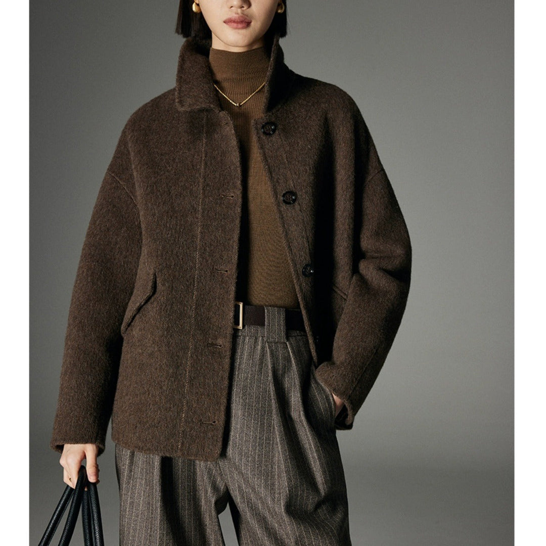 Damska Stylish Wool kurtka Lumaza