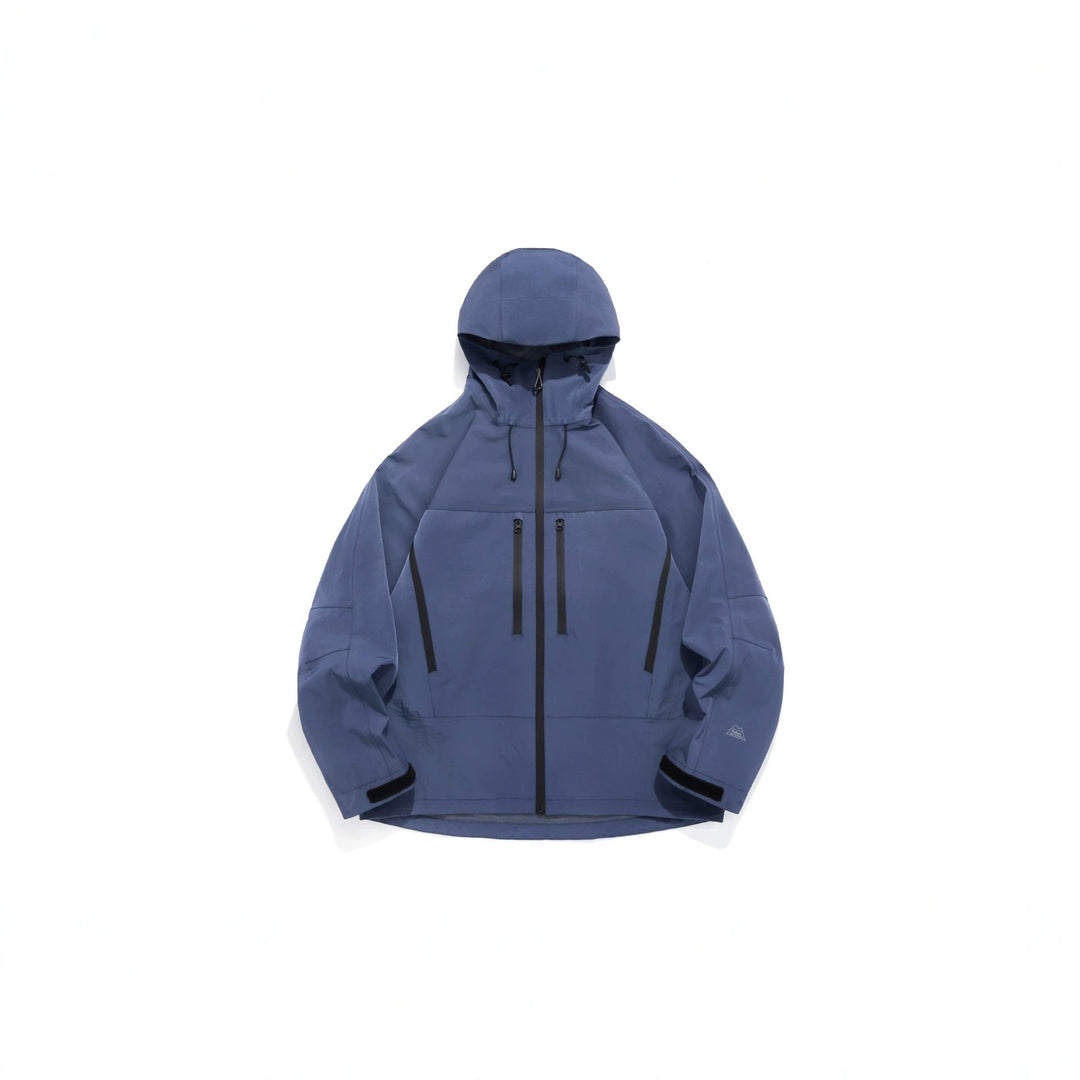 Unisex Techniczny Z kapturem Outdoor Kurtka z Taped Zippers