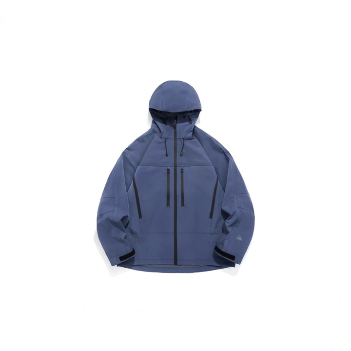 Unisex Techniczny Z kapturem Outdoor Kurtka z Taped Zippers