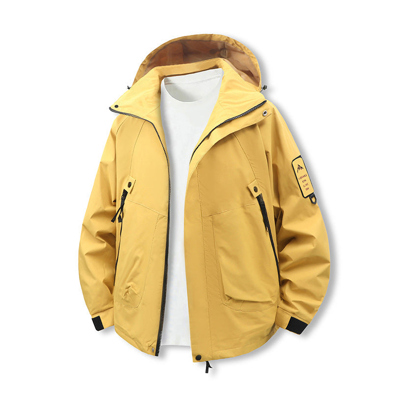 Męska Wwd i Water Resistant softshell utility kurtka z kapturem