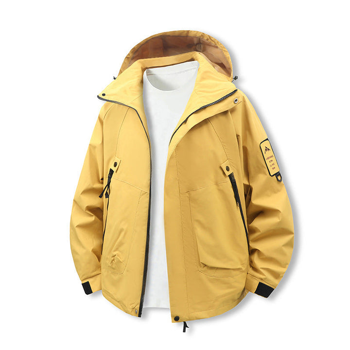 Męska Wwd i Water Resistant softshell utility kurtka z kapturem