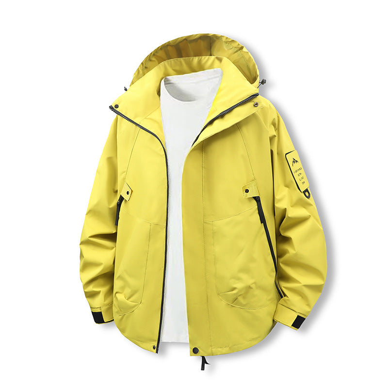 Męska Wwd i Water Resistant softshell utility kurtka z kapturem