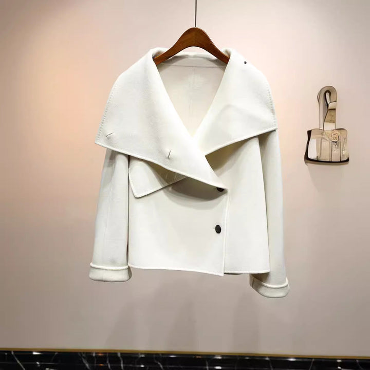 Damska elegancka transitional kurtka z wysokim kołnierzem Drune