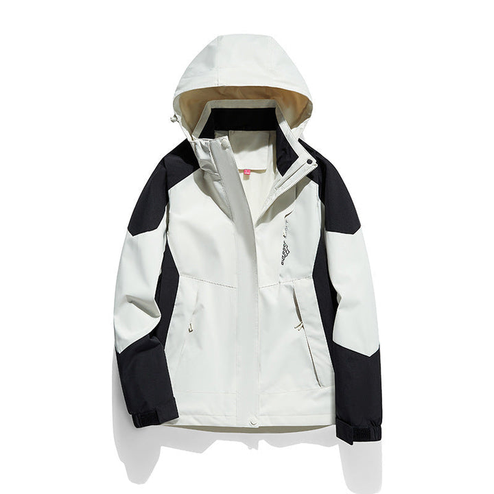 Damska two-layer softshellowa outdoor kurtka z removable polarowa inner layer i hood Lumaza