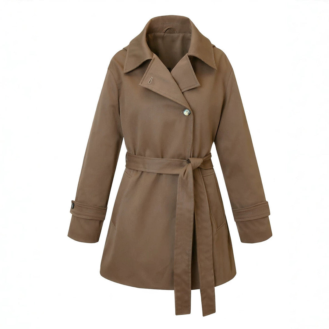 Płaszcz Trencz Damski Stylowa Casualowa Elegancka