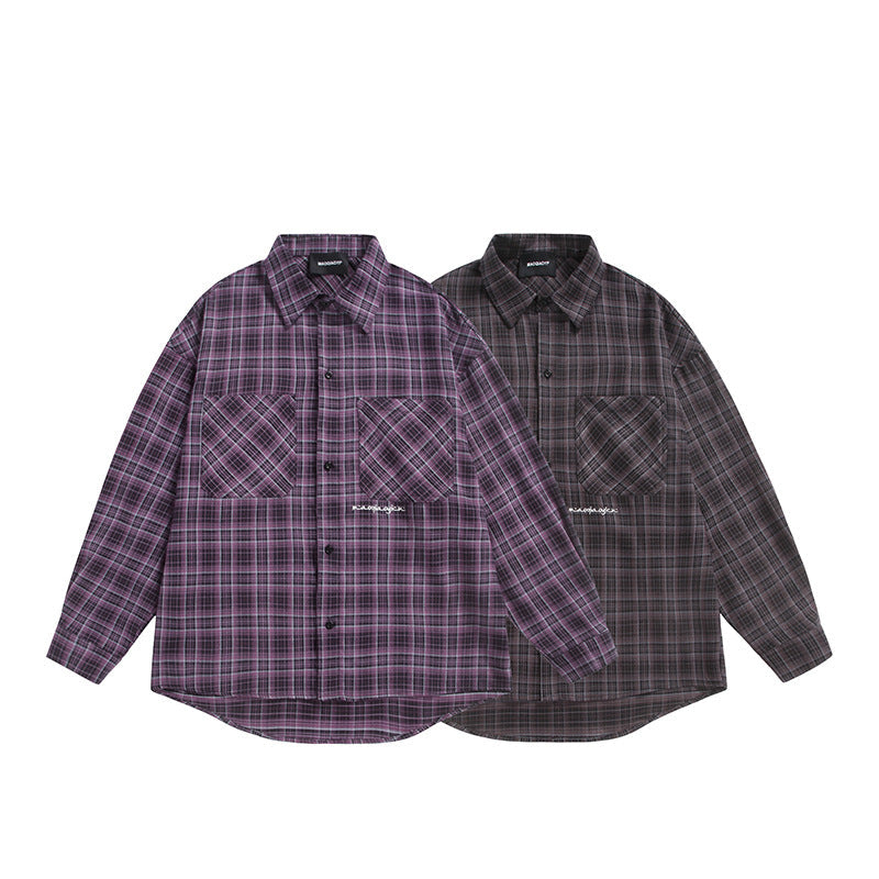 Unisex Kratka Kurtka koszulowa w Boxy Krój z Large Klatka piersiowa Kieszenie z klapkami i Extended Dół
