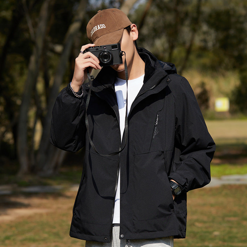Damska two-layer softshellowa outdoor kurtka z removable polarowa inner layer i hood Lumaza