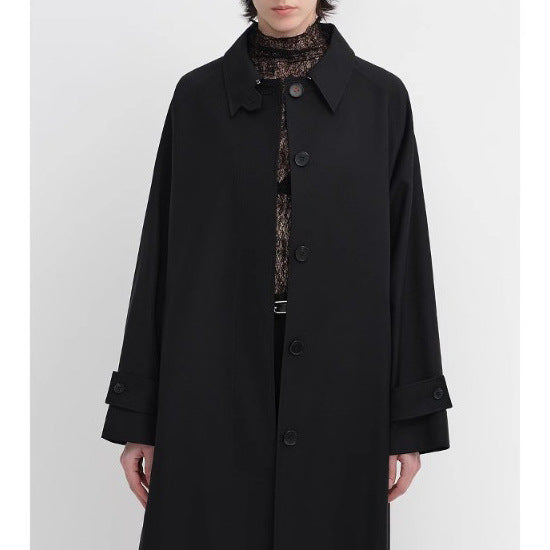 Damska elegancka długa trencz Drune
