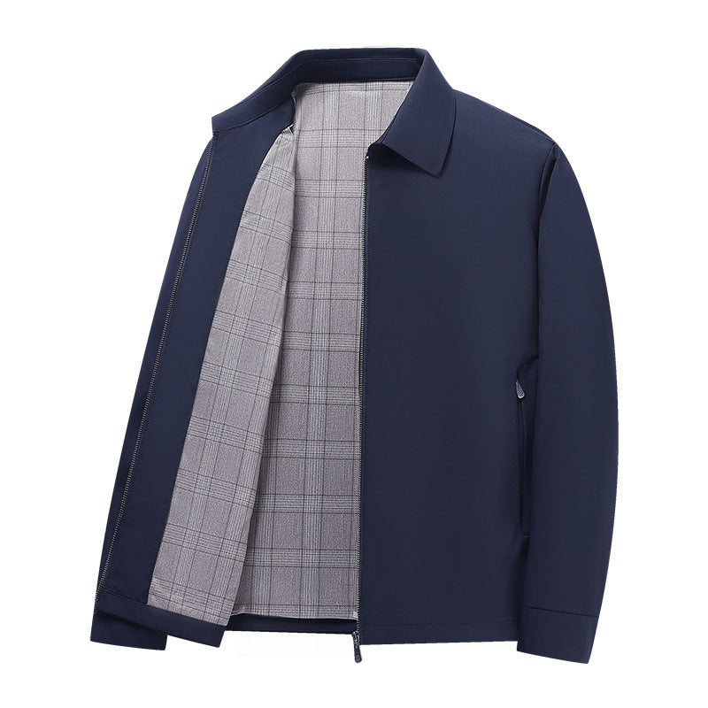 Męska lekka Harrwgton kurtka z softshell zewnętrzny materiał i Glencheck Lwwg