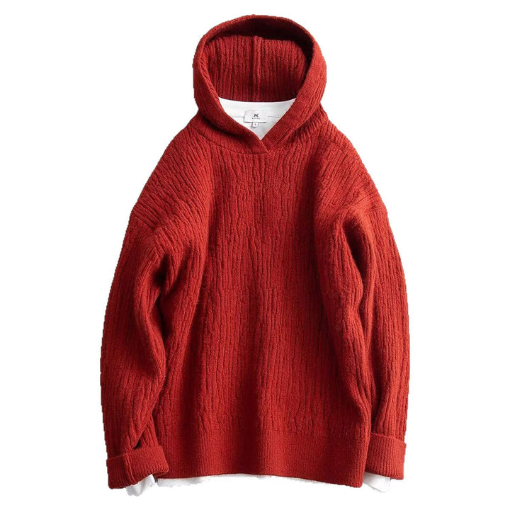 Męska Codzienny Bluza z kapturem z Textured Surface