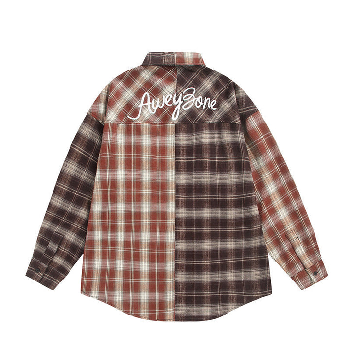 Unisex Split Kratka Overshirt w Kurtka koszulowa Styl