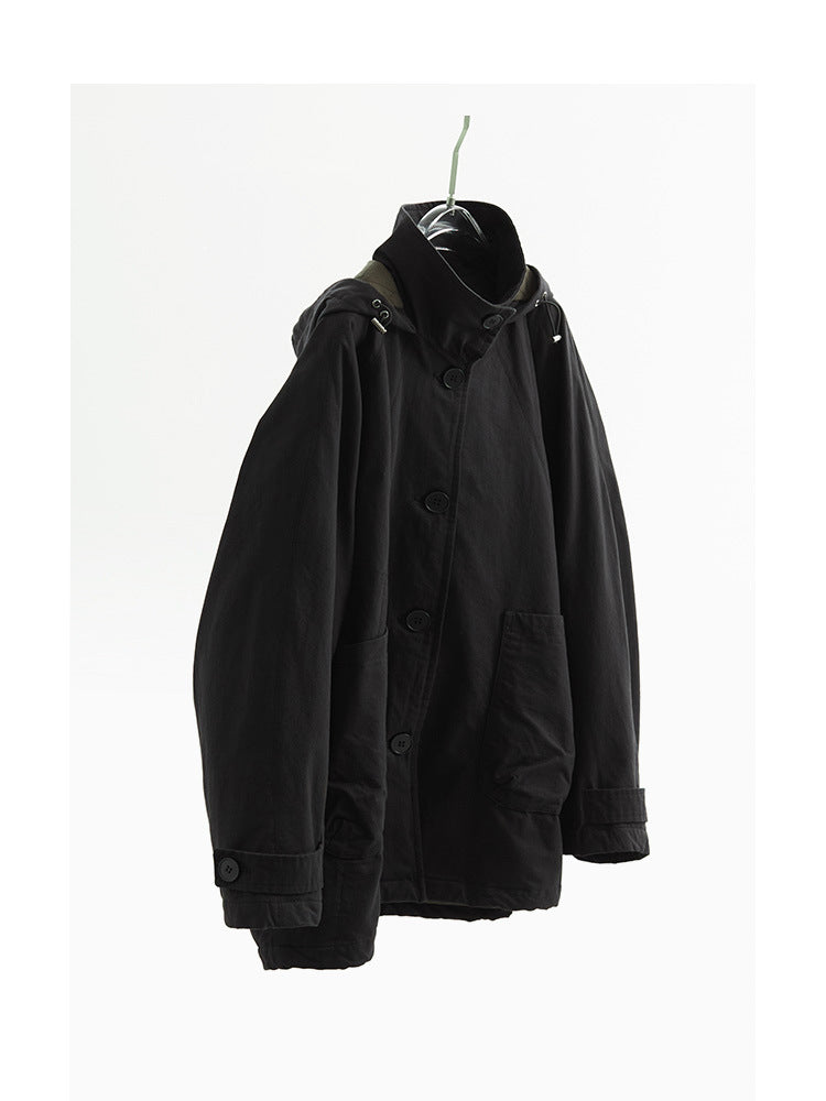Damska Fashionable Transitional kurtka z Removable Hood Lumaza