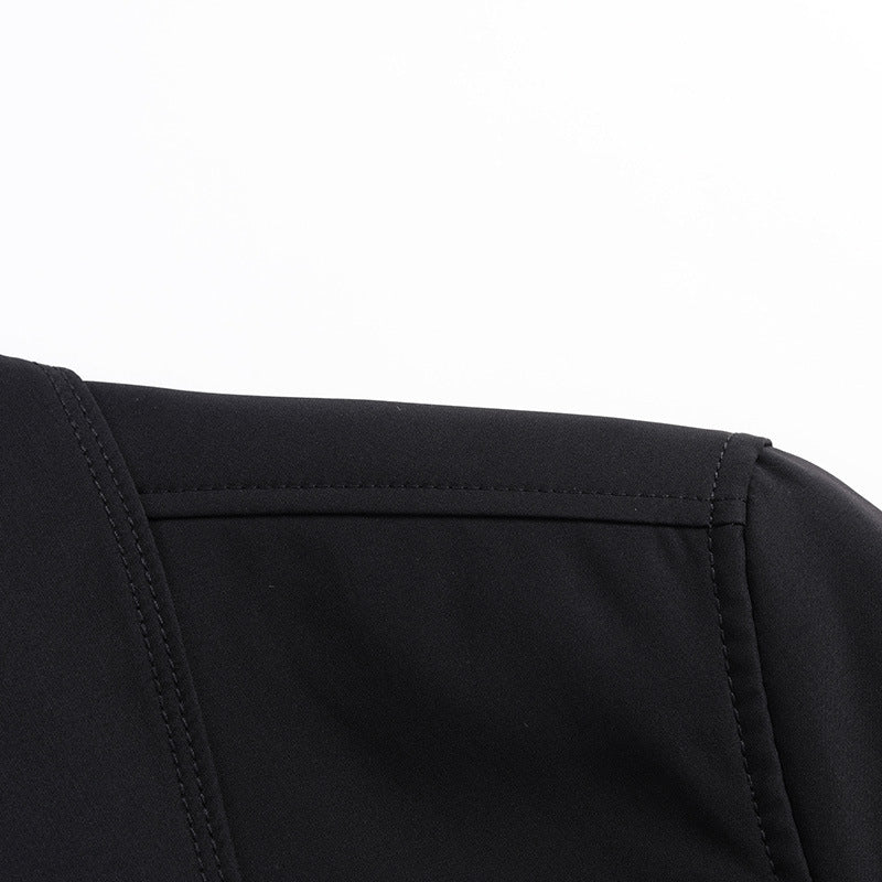Mężczyźni Elegancki dopasowany krój Trench Płaszcz z Klasyczny Guzik Placket i Regulowany Mankiety