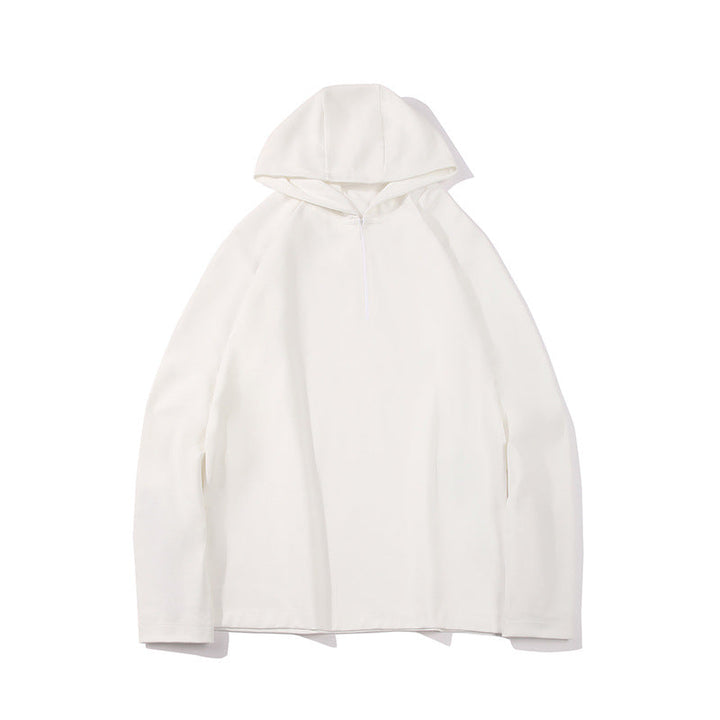 Męska Lekka Krótki zamek Bluza z kapturem w Oversize Luźny krój wykonana z Techniczny Jersey