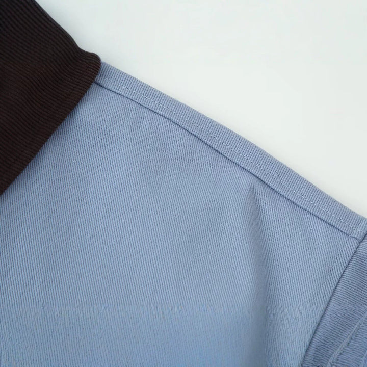 Damska oversize funkcjonalna Transition kurtka in Shacket styl z Cord kołnierzem Lumaza