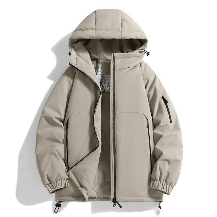 Unisex Warmer wodoodporna pikowana parka z technical hood Lumaza