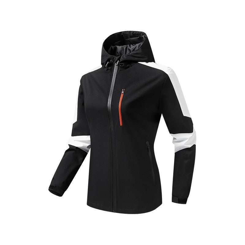 Męski Oddychający Softshell-Hardshell Hybrid Kurtka z Kaptur i Wodoodporny Kieszenie na zamek