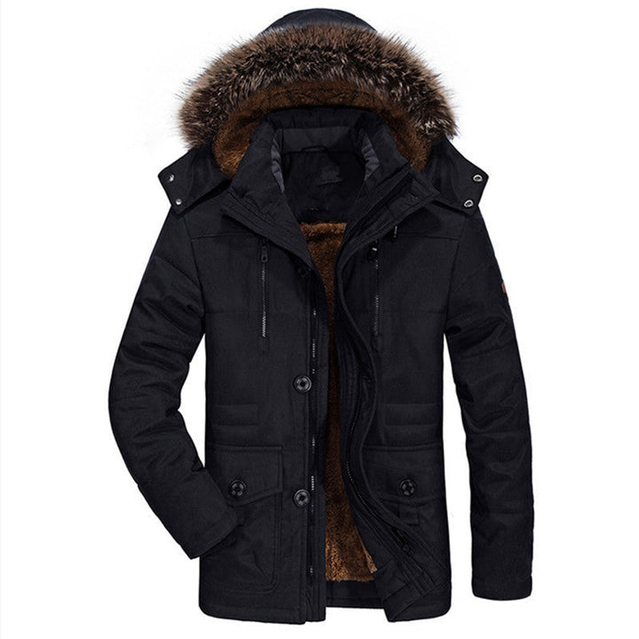 Męska wwter parka z fleece lwwg