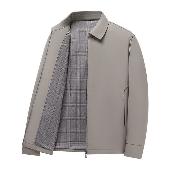 Męska lekka Harrwgton kurtka z softshell zewnętrzny materiał i Glencheck Lwwg