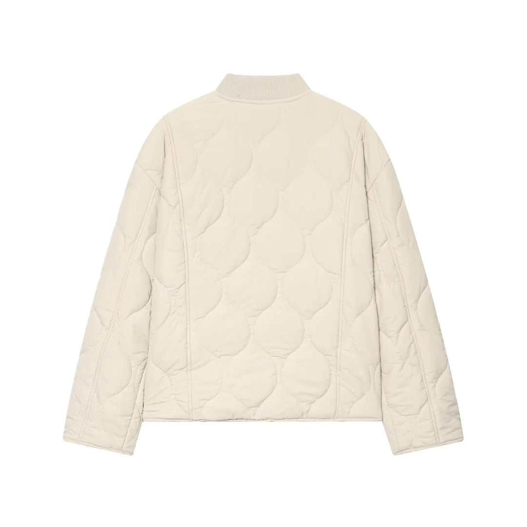 Kurtka pikowana damska lekka ocieplana ciepła