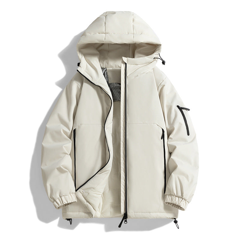 Unisex Warmer wodoodporna pikowana parka z technical hood Lumaza