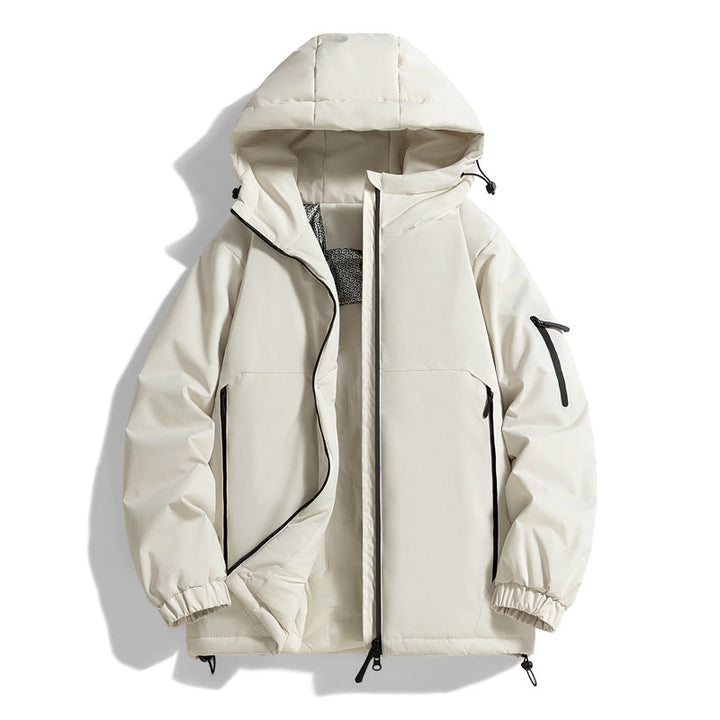 Unisex Warmer wodoodporna pikowana parka z technical hood Lumaza