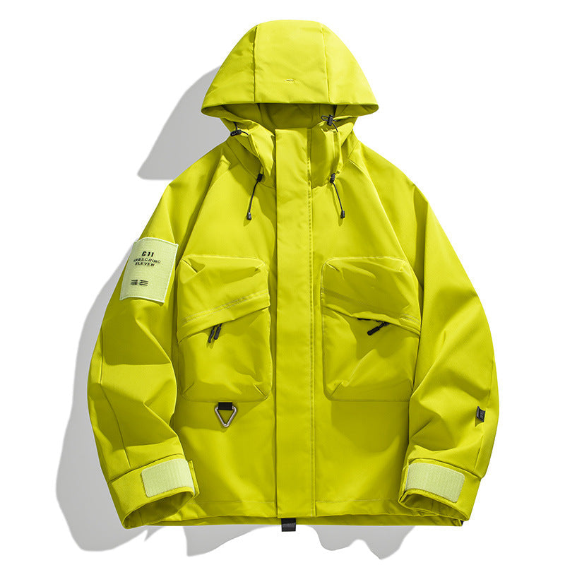 Męska Technical utility bluza z kapturem z Multifunctional kieszeniami