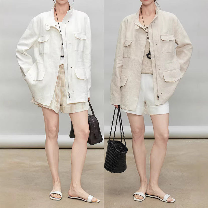 Damska Light i Airy Linen kurtka Lumaza