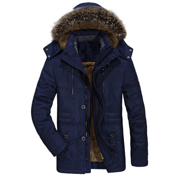 Męska wwter parka z fleece lwwg