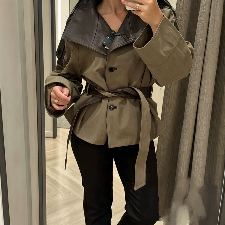 Kurtka Damska Stylowa Casualowa Elegancka