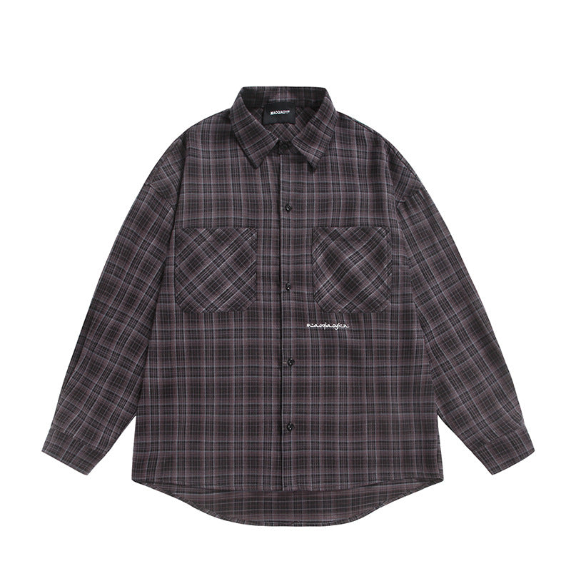 Unisex Kratka Kurtka koszulowa w Boxy Krój z Large Klatka piersiowa Kieszenie z klapkami i Extended Dół