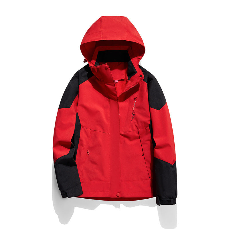 Damska two-layer softshellowa outdoor kurtka z removable polarowa inner layer i hood Lumaza