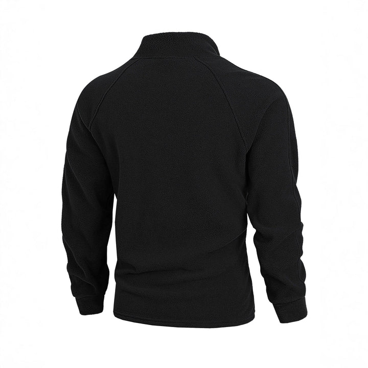 Męska polar pulower z half zamek