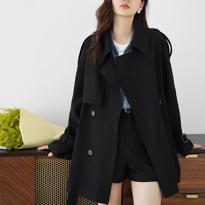 Damska elegancka oversize trencz Lumaza