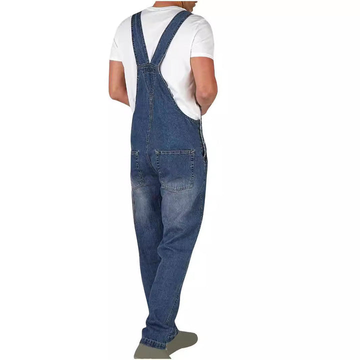 Męska overalls solidny z regulowany straps